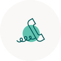 landline phone icon illustration