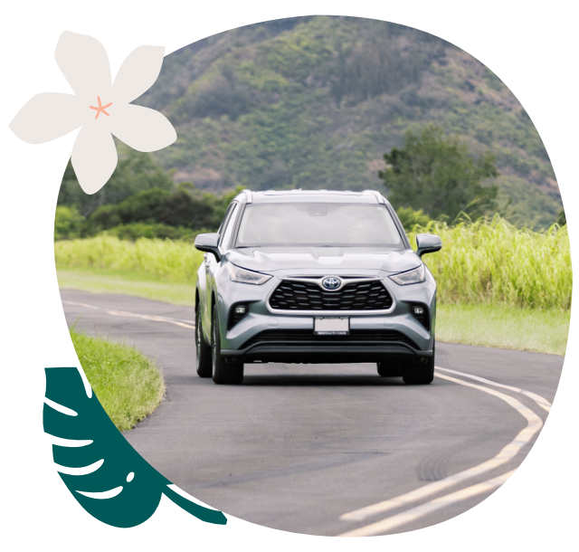 Toyota drive on curving road