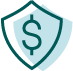 shield with dollar sign
